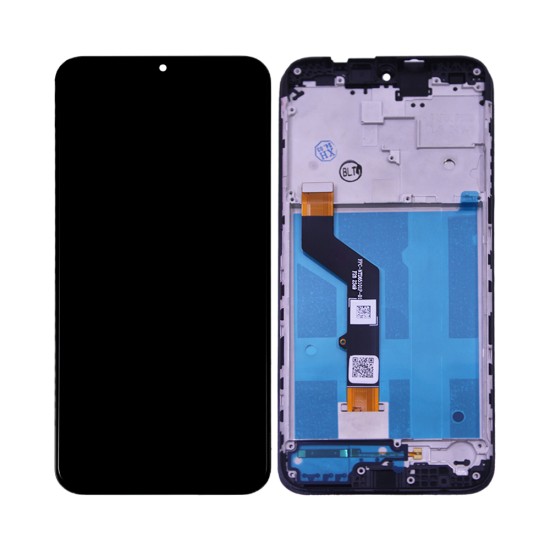 Touch+Display+Frame Motorola Moto E7 Plus/XT2081-2  Preto